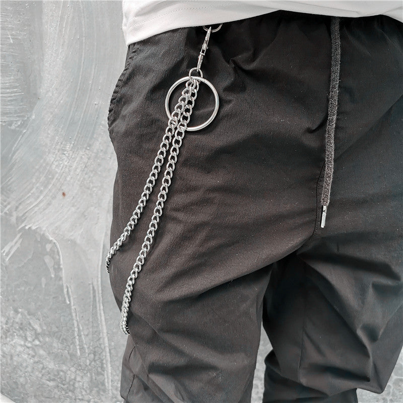 Badass Stainless Steel Mens Double Layer Pants Chain Long Wallet Chain –  iChainWallets