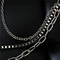 Badass Silver Punk Sword Triple Biker Pants Chain Wallet Chain For Men - iwalletsmen