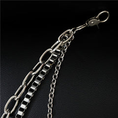 Badass Silver Punk Sword Triple Biker Pants Chain Wallet Chain For Men - iwalletsmen