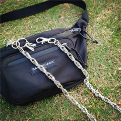 Badass Fashion Mens Long Stainless steel Key Chain Pants Chain Wallet Chain For Men - iwalletsmen