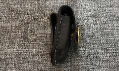 Handmade Black Leather Mens BUICK Lacrosse Car Key Case Beige Regal Car Key Holder with Belt Loop/Belt Clip - iwalletsmen