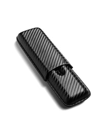 Best Black Eco Leather Mens 2pcs Cigar Case Leather Cigar Cases for Men