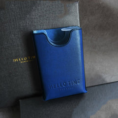 Best Blue Leather Cigarette Case Leather Cigarette Pack Case With Leather Lighter Covers For Men