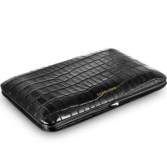 Best Leather&Cedar Mens 4pcs Cigar Cases Alligator Pattern Leather Cigar Cases for Men