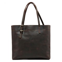 Best Men Vintage Leather Tote Bag Shoulder Tote Handbag For Men