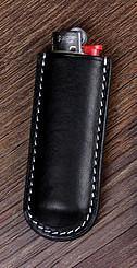 Black Bic j3 j5 j6 Leather Lighter Case Leather Bic j3 j5 j6 Lighter Holder Leather Bic j3 j5 j6 Lighter Covers For Men - iwalletsmen