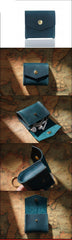 Black Small Card Holder Leather Men's Wallet Coin Holder Brown Charge Holder Small Wallet For Men - iwalletsmen