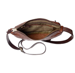 Cool Black Wrinkled Leather Men Postman Bag Side Bag Coffee Messenger Bag Courier Bag For Men - iwalletsmen