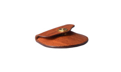 Cool Black Leather Mens Small Coin Wallet Change Wallet Brown Coin Earphones Cases For Men - iwalletsmen