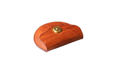 Cool Black Leather Mens Small Coin Wallet Change Wallet Brown Coin Earphones Cases For Men - iwalletsmen
