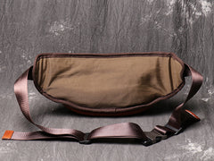 Black MENS LEATHER Brown FANNY PACK FOR MEN BUMBAG WAIST BAGS Chest Bag For Men - iwalletsmen
