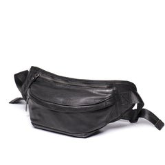 Black MENS LEATHER Brown FANNY PACK FOR MEN BUMBAG WAIST BAGS Chest Bag For Men - iwalletsmen