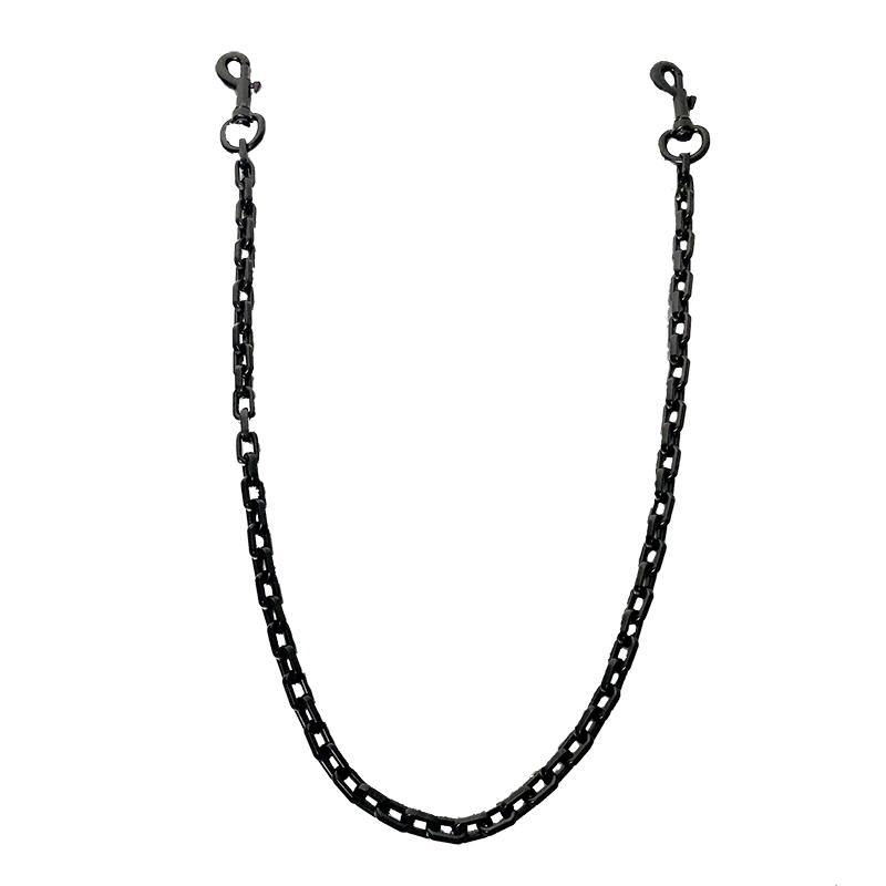 Chunky Pant Chains, Black Acrylic Side Waist Chains for Wallet