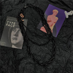 Black Metal WALLET CHAIN Triple LONG PANTS CHAIN Black Jeans Chain Jean ChainS FOR MEN - iwalletsmen