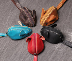 Cute Women Leather Mouse Coin Purse Coin Pouch Change Zipper Holder for Women - iwalletsmen