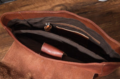 Black Brown Cool Mens Leather Backpack Travel Backpacks Leather Hiking Backpack for Men - iwalletsmen