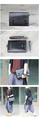 Cool Black Leather Mens 10
