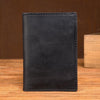 Black Cool Leather Mens Brown Driver's License Wallet Card Wallet Bifold Thin Card Holder For Men - iwalletsmen