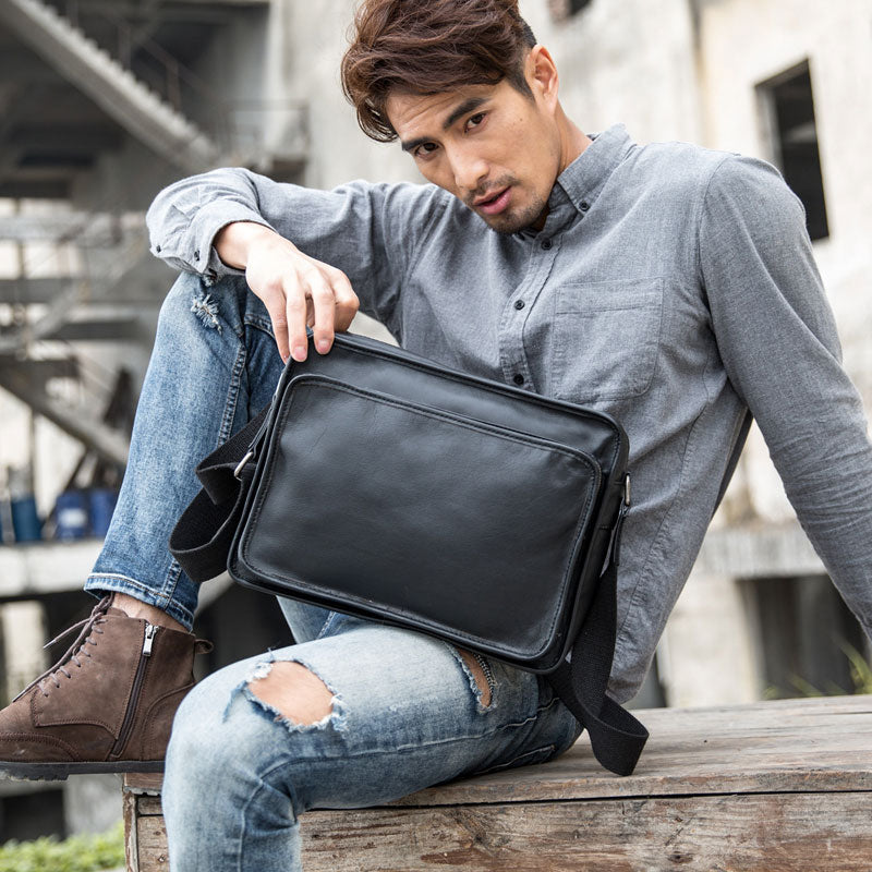 Shoulder best sale satchel mens