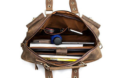 Black Cool Leather Mens Weekender Bag Shoulder Travel Briefcase Duffle Bag Light Brown luggage Bag for Men - iwalletsmen
