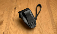 Handmade Black Leather Qashqai X-TRAIL TIIDA Teana Mens Car Key Case NISSAN Car Key Holder - iwalletsmen