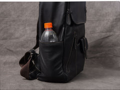 Black Leather Mens 14