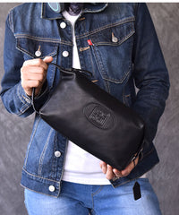 Black Leather Mens 8