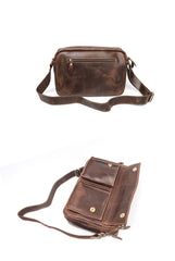 Black Leather Mens Casual 10