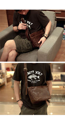 Black Leather Mens Casual 10