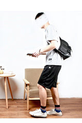 Black Leather Mens Casual Side Bag Courier Bag Black Messenger Bags Black Postman Bag For Men - iwalletsmen