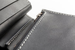 Black Leather Mens billfold Biker Wallet Bifold Small Biker Chain Wallet For Men - iwalletsmen