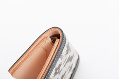 Black Leather Mens Snakeskin billfold Wallet Bifold Front Pocket SnakeSkin Small Wallet For Men - iwalletsmen