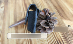 Mens Black Leather Classic Zippo Lighter Handmade Case Zippo Lighter Holder with Belt Loop - iwalletsmen