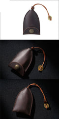Brown Leather Draw Men and Women's Key Wallet Black Key Case Car Car Key Holder For Men - iwalletsmen