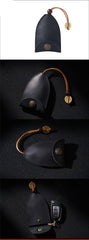 Brown Leather Draw Men and Women's Key Wallet Black Key Case Car Car Key Holder For Men - iwalletsmen