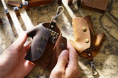 Cute Clothes Leather Men Women's Key Wallet Clothes Key Cases Car Car Key Holder For Men