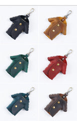 Cute Clothes Leather Men Women's Key Wallet Clothes Key Cases Car Car Key Holder For Men