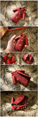 Cute Clothes Leather Men Women's Key Wallet Clothes Key Cases Car Car Key Holder For Men