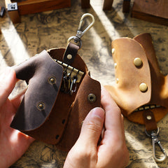Cute Clothes Leather Men Women's Key Wallet Clothes Key Cases Car Car Key Holder For Men