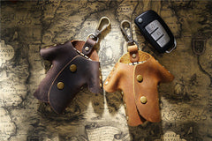 Cute Clothes Leather Men Women's Key Wallet Clothes Key Cases Car Car Key Holder For Men