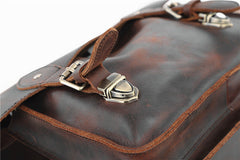 Red Coffee Leather SLR Camera Side Satchel Bag Messenger Bags HandBag for Men