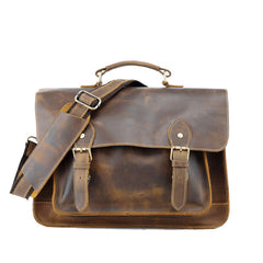 Red Coffee Leather SLR Camera Side Satchel Bag Messenger Bags HandBag for Men