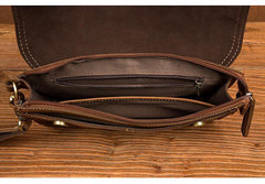 Cool Brown Mens long Wallet Wristlet Bag Clutch Wallet Envelope Wallet Mobile Bag for Men - iwalletsmen