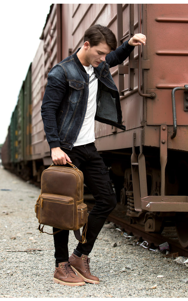 Mens Leather Backpack  Shop The Chesterfield Brand for leather backpacks -  The Chesterfield Brand