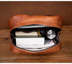 leather rucksack backpack mens​ Brown Leather Backpack 15 inches Laptop Backpack Mens Large Leather Camera Backpack