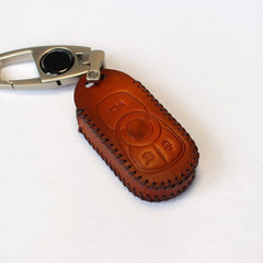 Handmade Brown Leather BUICK ENVISION Mens Car Key Case ENVISION Car Key Holder - iwalletsmen