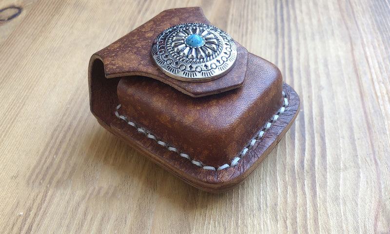 Zippo Lighter Holder - Brown