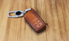 Handmade Brown Leather TOYOTA Highlander Mens Car Key Case TOYOTA Car Key Holder - iwalletsmen