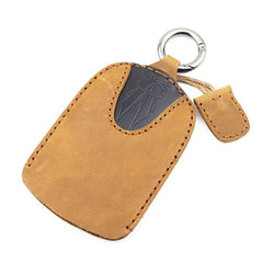 Brown Leather Draw Men and Women's Key Wallet Wine Red Key Case Car Car Key Holder For Men - iwalletsmen