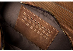 Vintage Brown Mens Leather Fanny Pack Waist Bag Leather Hip Pack Belt Bags Bumbag for Men - iwalletsmen